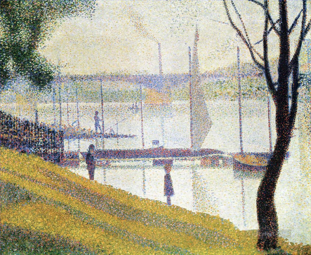 the bridge at courbevoie 1887 Oil Paintings